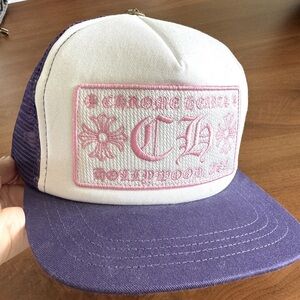 Chrome hearts purple hat AUTHENTIC *